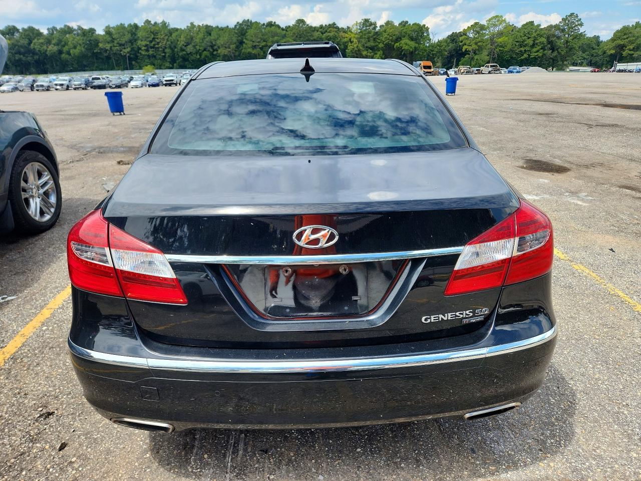 2013 Hyundai Genesis 5.0l Black vin: KMHGC4DH1DU239161
