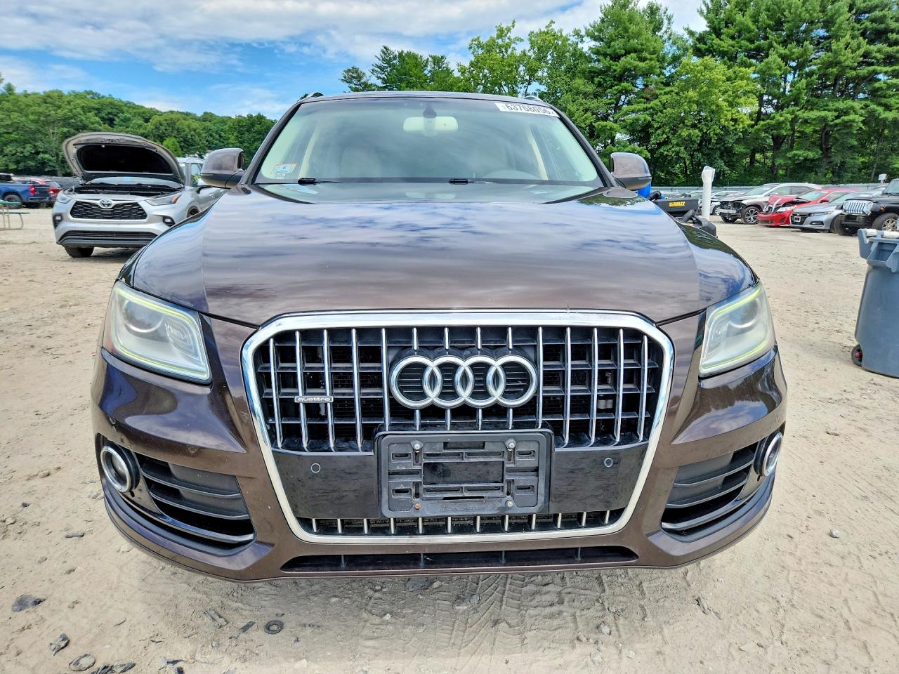 2014 Audi Q5 Tdi Premium Plus Brown vin: WA1CMAFP4EA096755