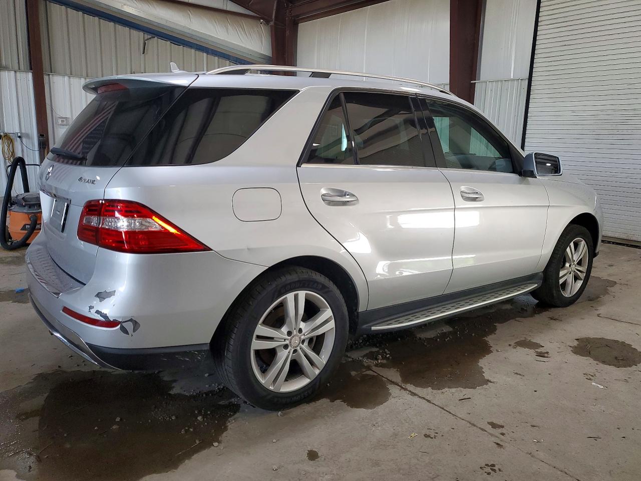 2015 Mercedes-benz Ml 350 4matic Silver vin: 4JGDA5HB5FA532795