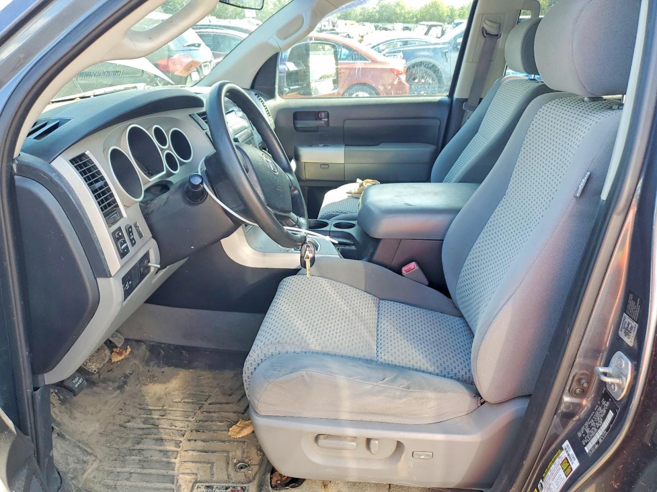 2008 Toyota Tundra Sr5 Gray vin: 5TBDV541X8S507024