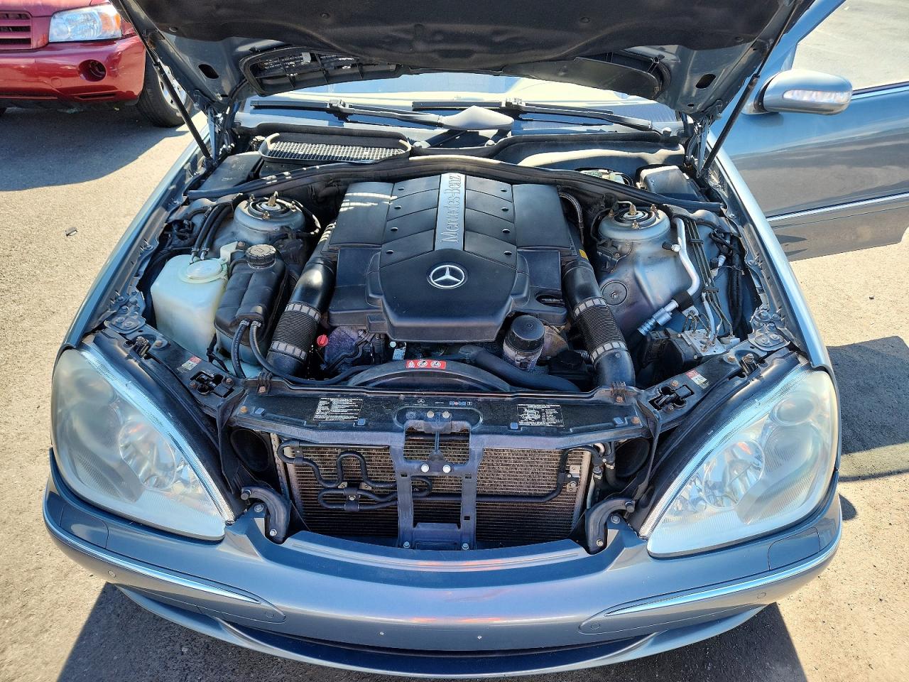 2004 Mercedes-benz S 500 4matic Blue vin: WDBNG84J74A417228