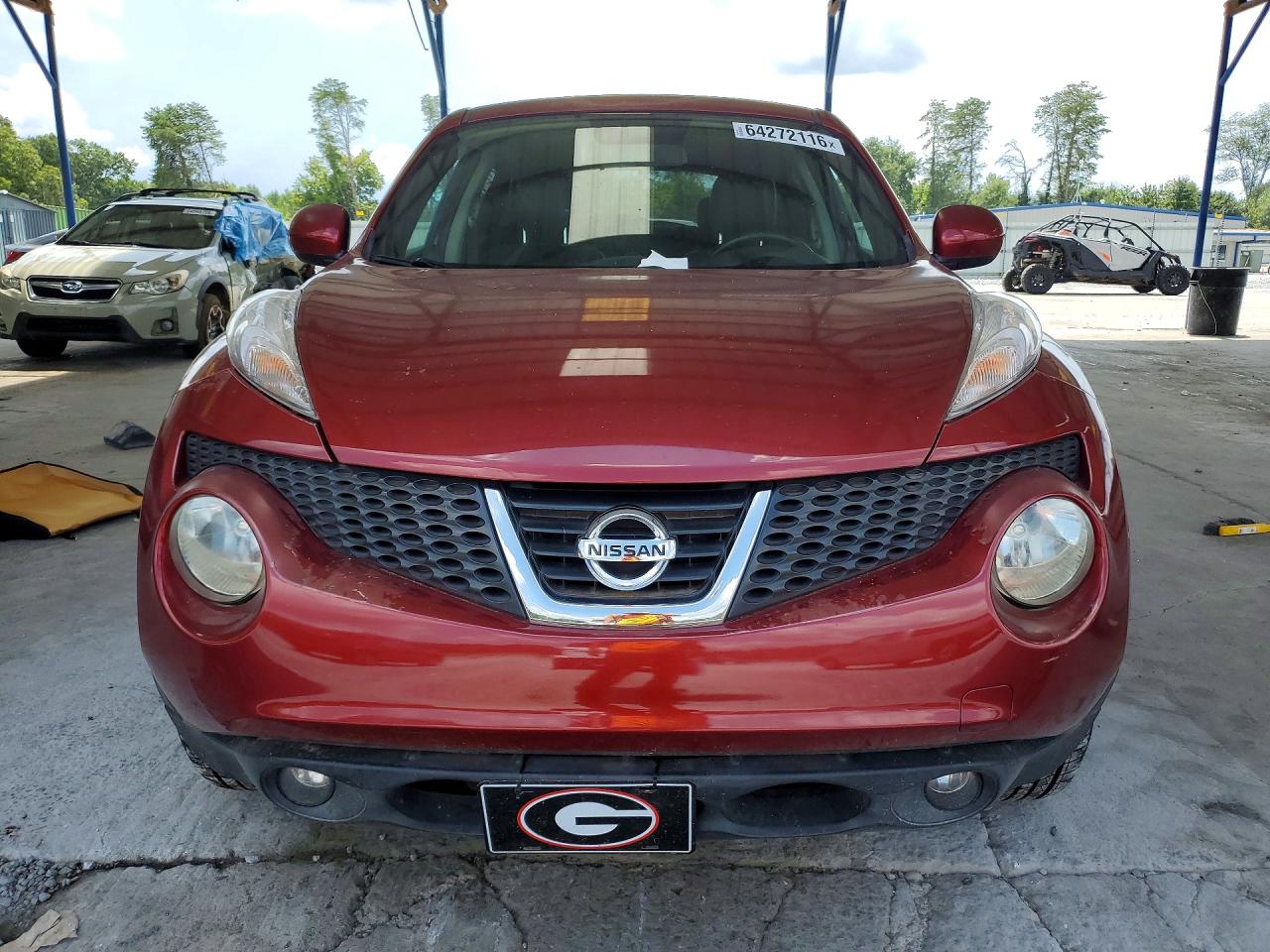 2012 Nissan Juke S Красный vin: JN8AF5MRXCT105161