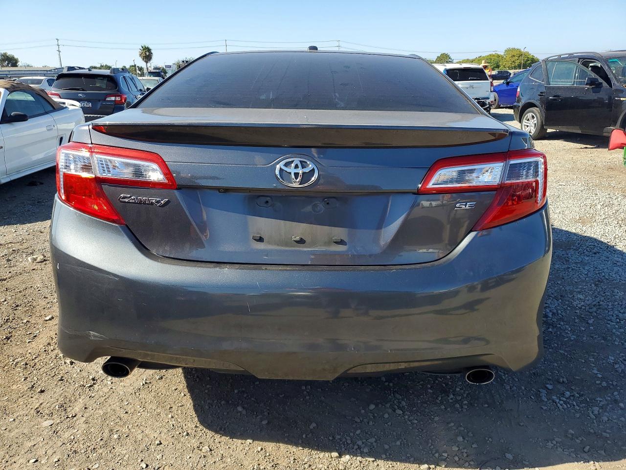 2013 Toyota Camry Se V6 Gray vin: 4T1BK1FK0DU023094