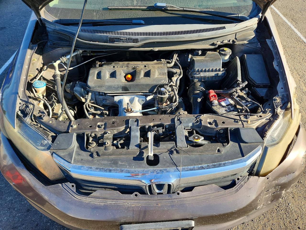 2012 Honda Civic Lx Tan vin: 19XFB2F5XCE303981