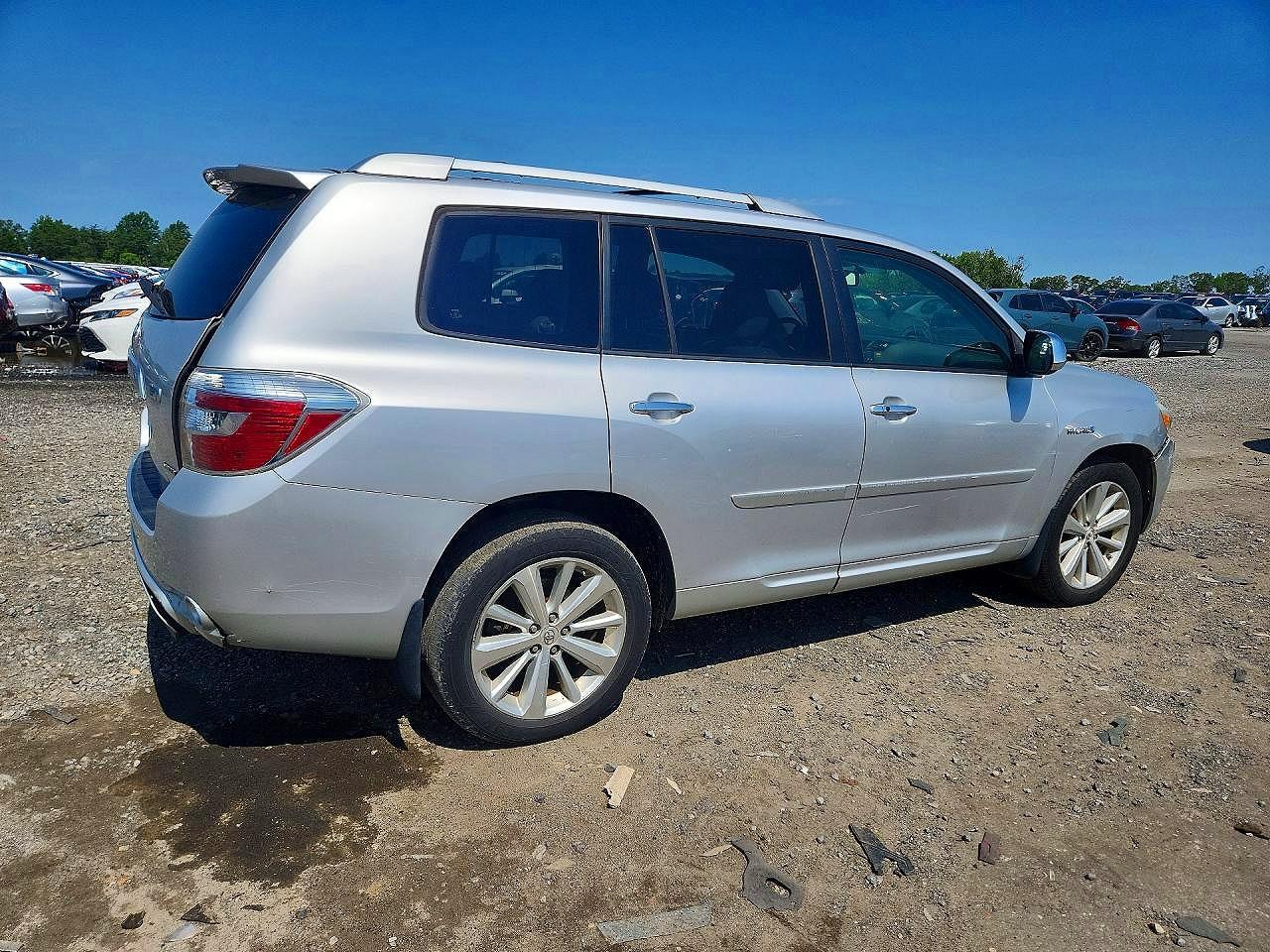 2009 Toyota Highlander Hybrid Limited Silver vin: JTEEW44AX92034216