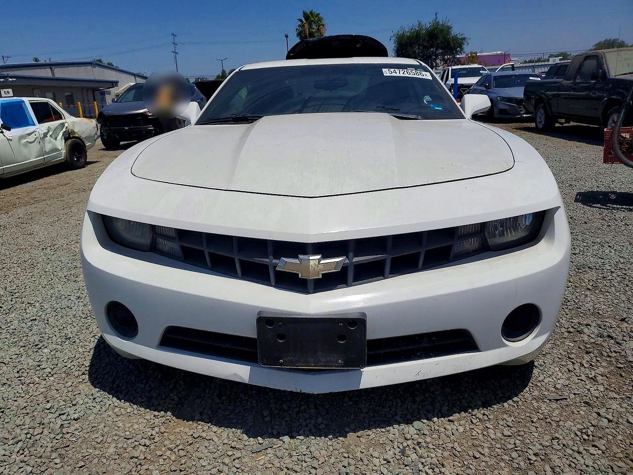 2011 Chevrolet Camaro Ls White vin: 2G1FA1ED9B9169735