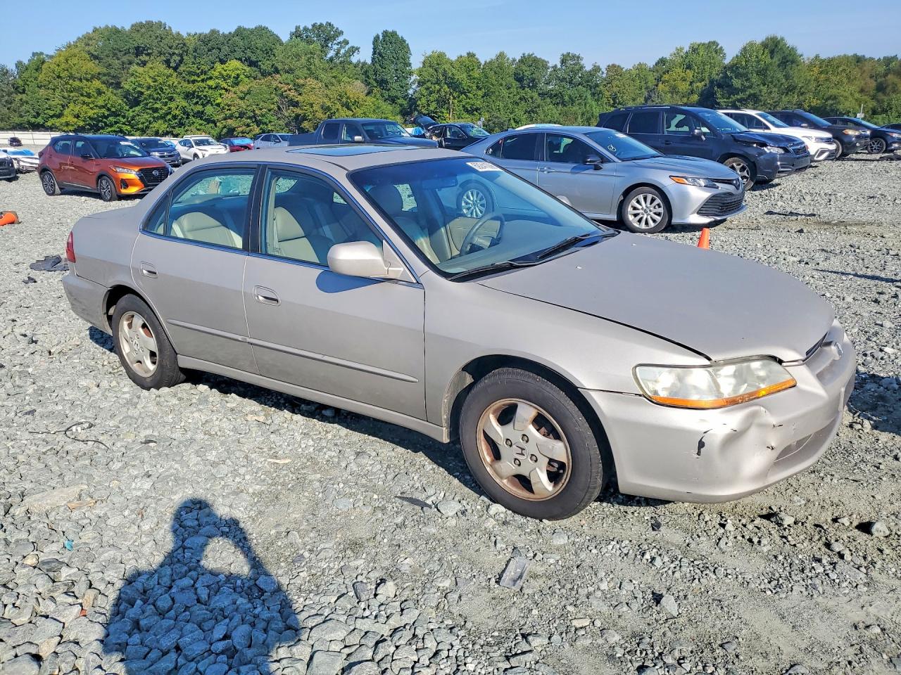 1999 Honda Accord Ex Tan vin: 1HGCG5655XA152631