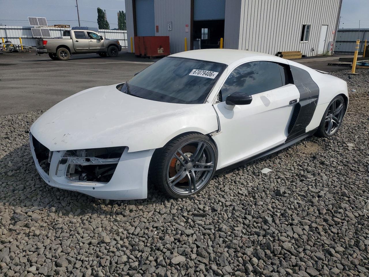 2015 Audi R8 5.2 Plus Quattro White vin: WUAKNAFG7F7001816