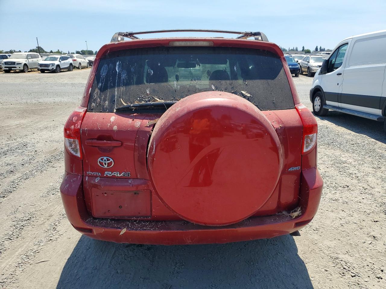 2007 Toyota Rav4 Limited Красный vin: JTMBK31V575026363