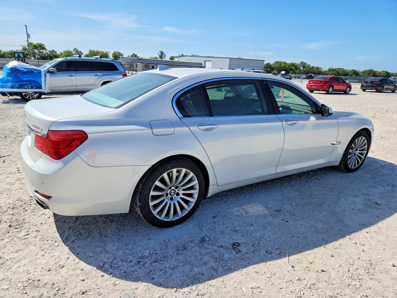 2012 Bmw 750 Li White vin: WBAKB8C58CC964497