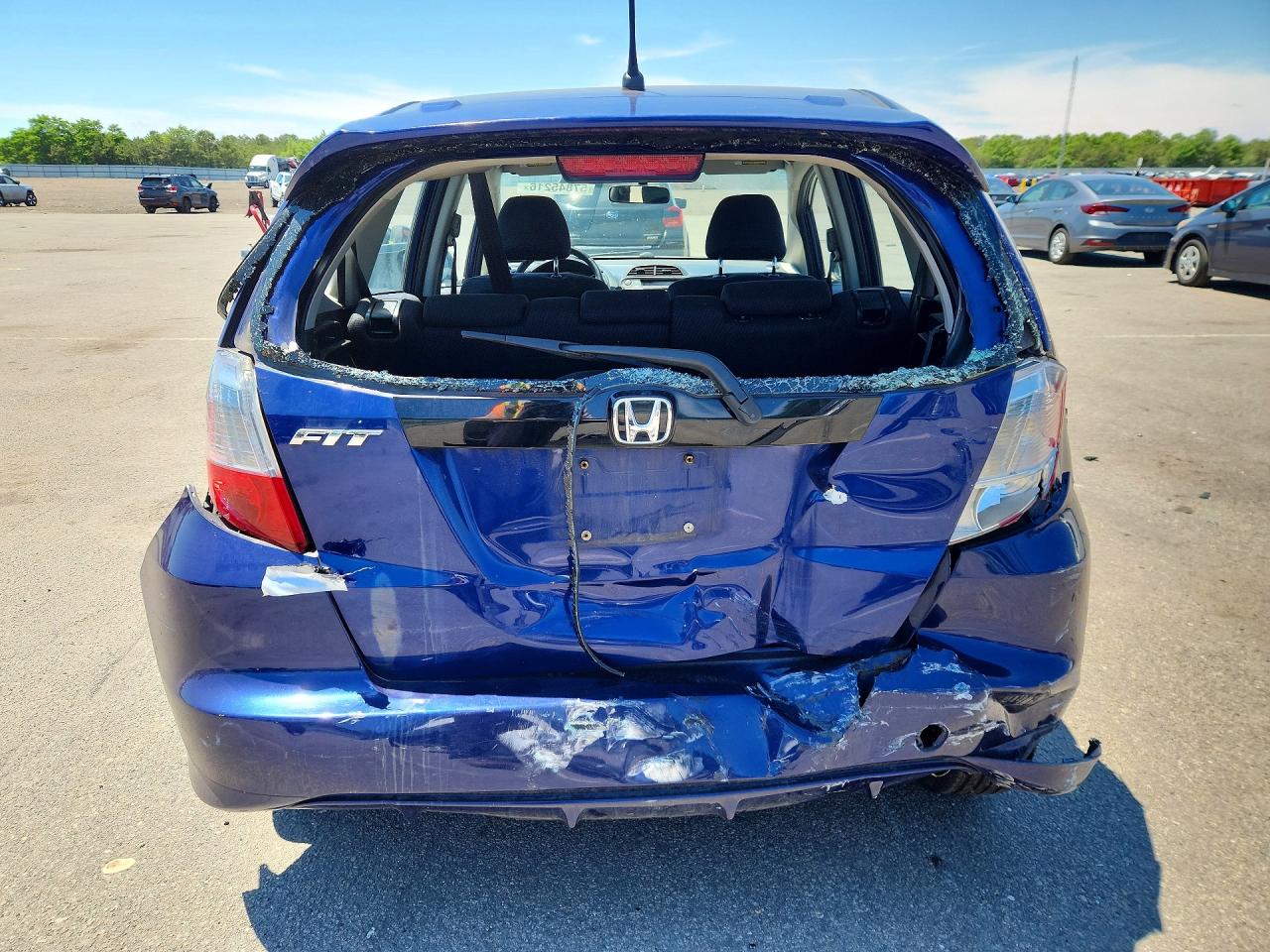 2012 Honda Fit Sport Blue vin: JHMGE8G52CC030702