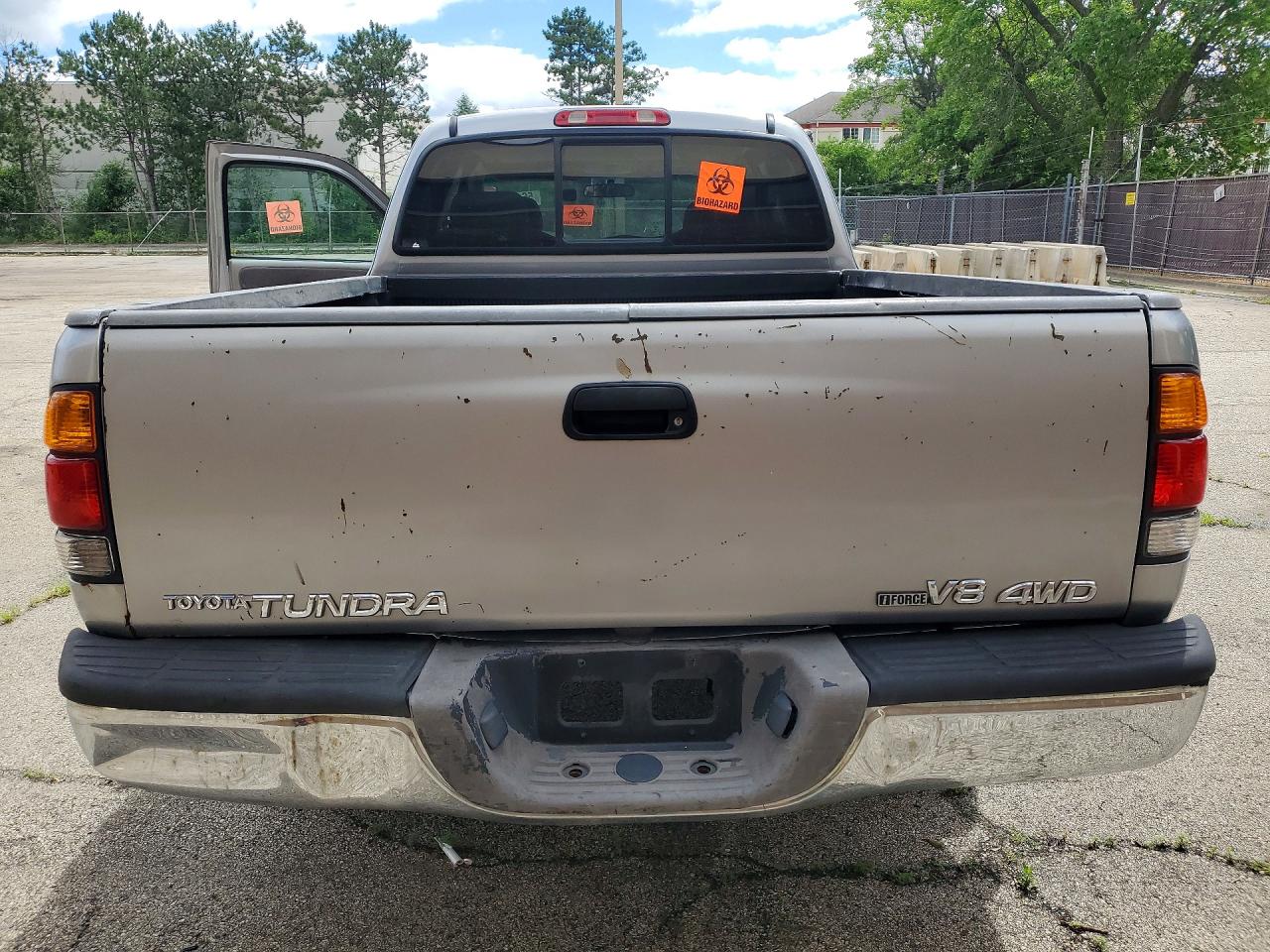 2001 Toyota Tundra Sr5 Silver vin: 5TBBT44151S193960