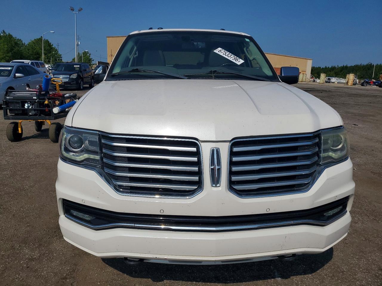 2015 Lincoln Navigator L Белый vin: 5LMJJ3HTXFEJ01584