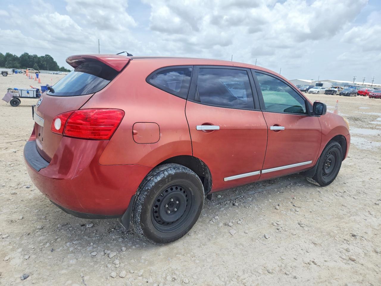 2011 Nissan Rogue S Red vin: JN8AS5MT7BW178816