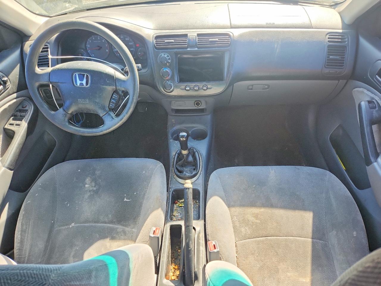 2001 Honda Civic Lx Gray vin: 2HGES15551H601543