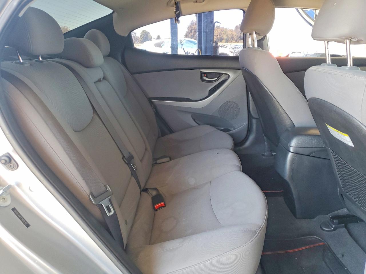 2015 Hyundai Elantra Se Gray vin: 5NPDH4AE7FH549301