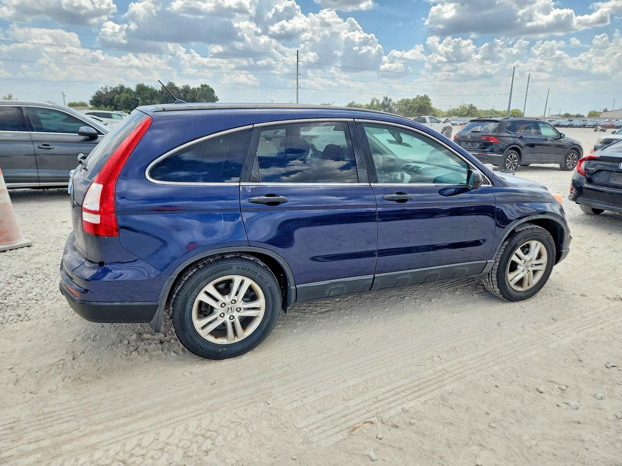 2010 Honda Cr-v Ex Blue vin: 5J6RE4H51AL058015