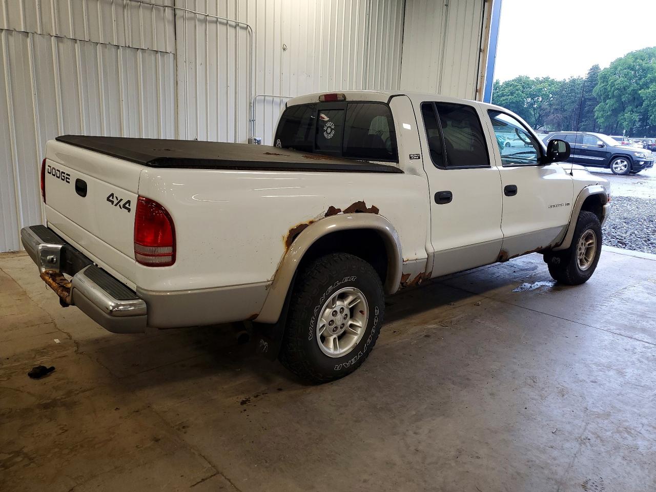 2000 Dodge Dakota Quad White vin: 1B7GG2AN1YS661455