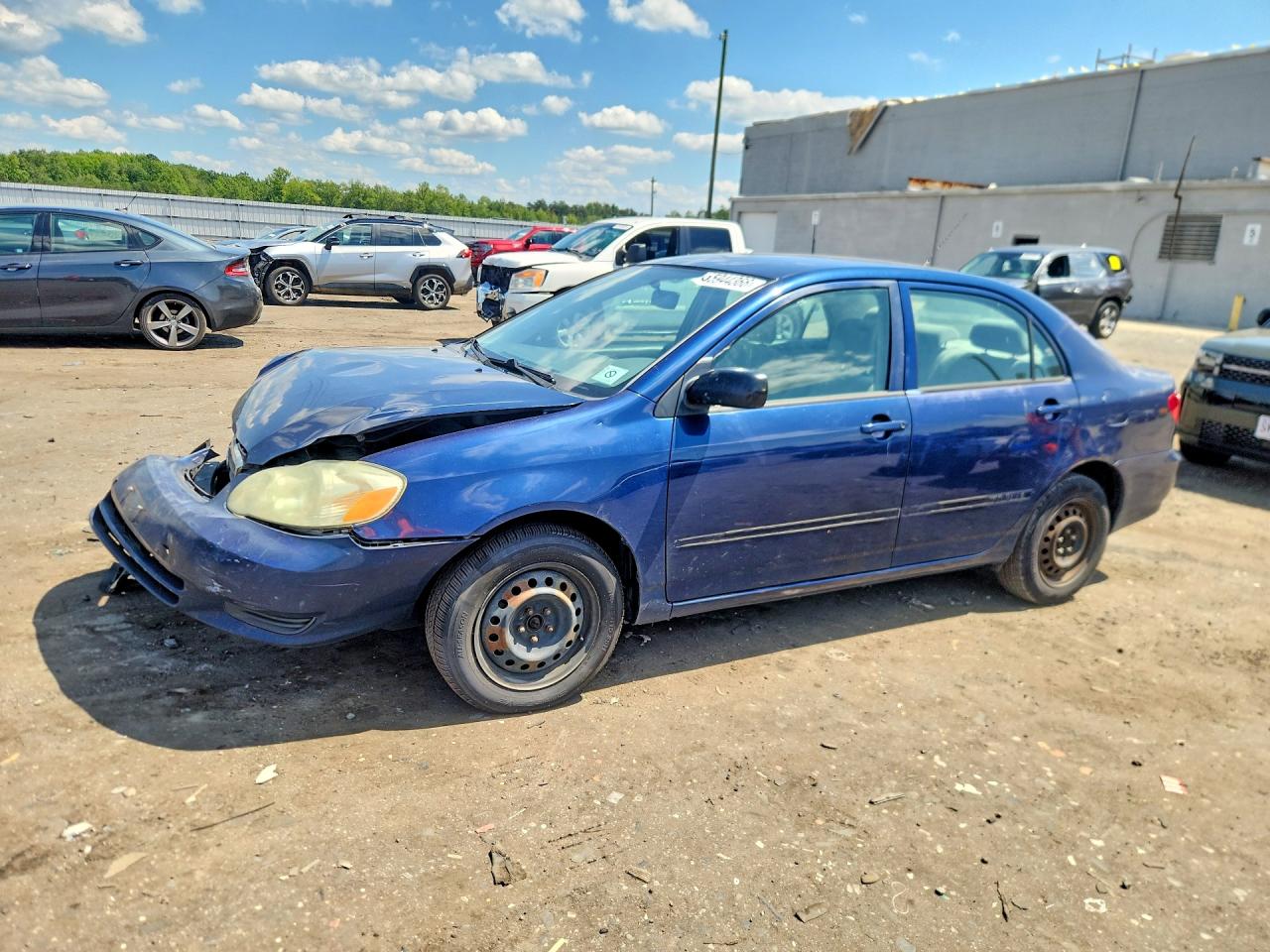 2007 Toyota Corolla Ce Blue vin: 2T1BR32E87C796859