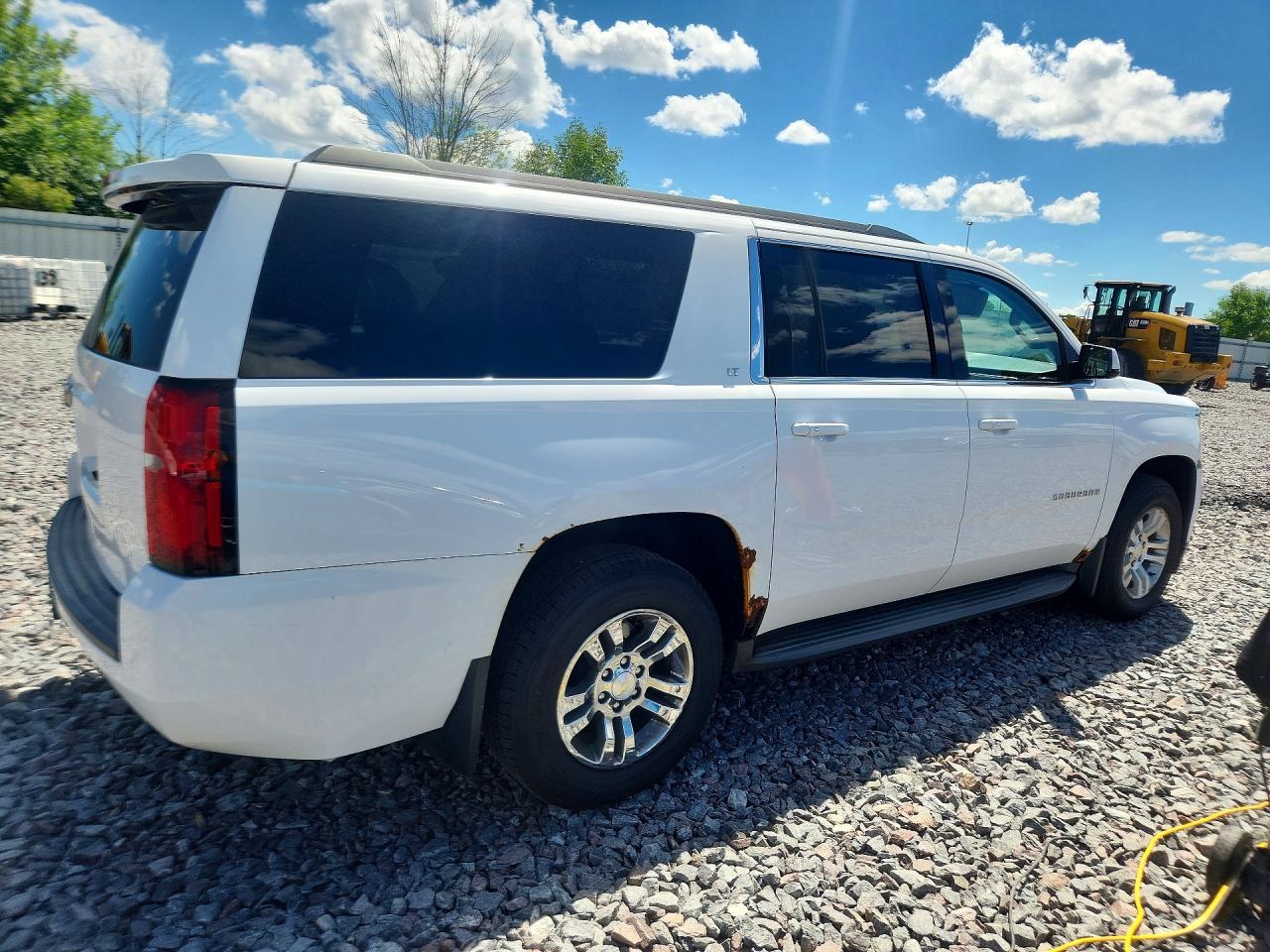 2015 Chevrolet Suburban K1500 Lt White vin: 1GNSKJKC8FR123430