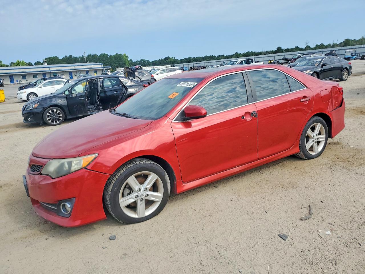2012 Toyota Camry Se Red vin: 4T1BF1FK9CU569685