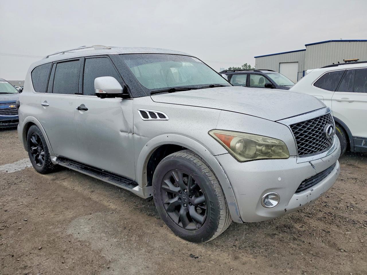 2011 Infiniti Qx56 Base Silver vin: JN8AZ2ND8B9701521
