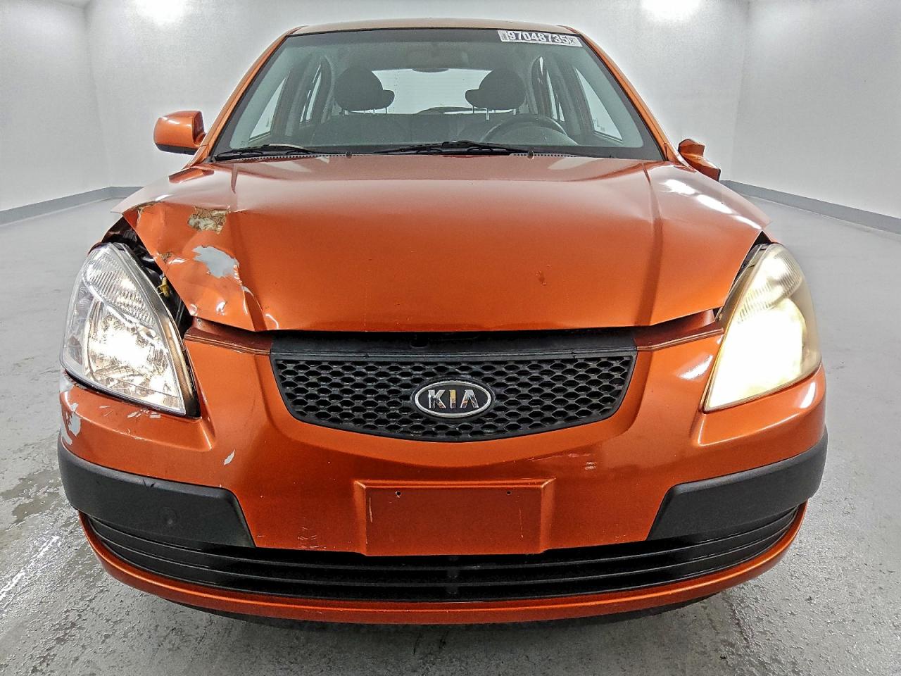 2009 Kia Rio5 Lx Orange vin: KNADE243896567101