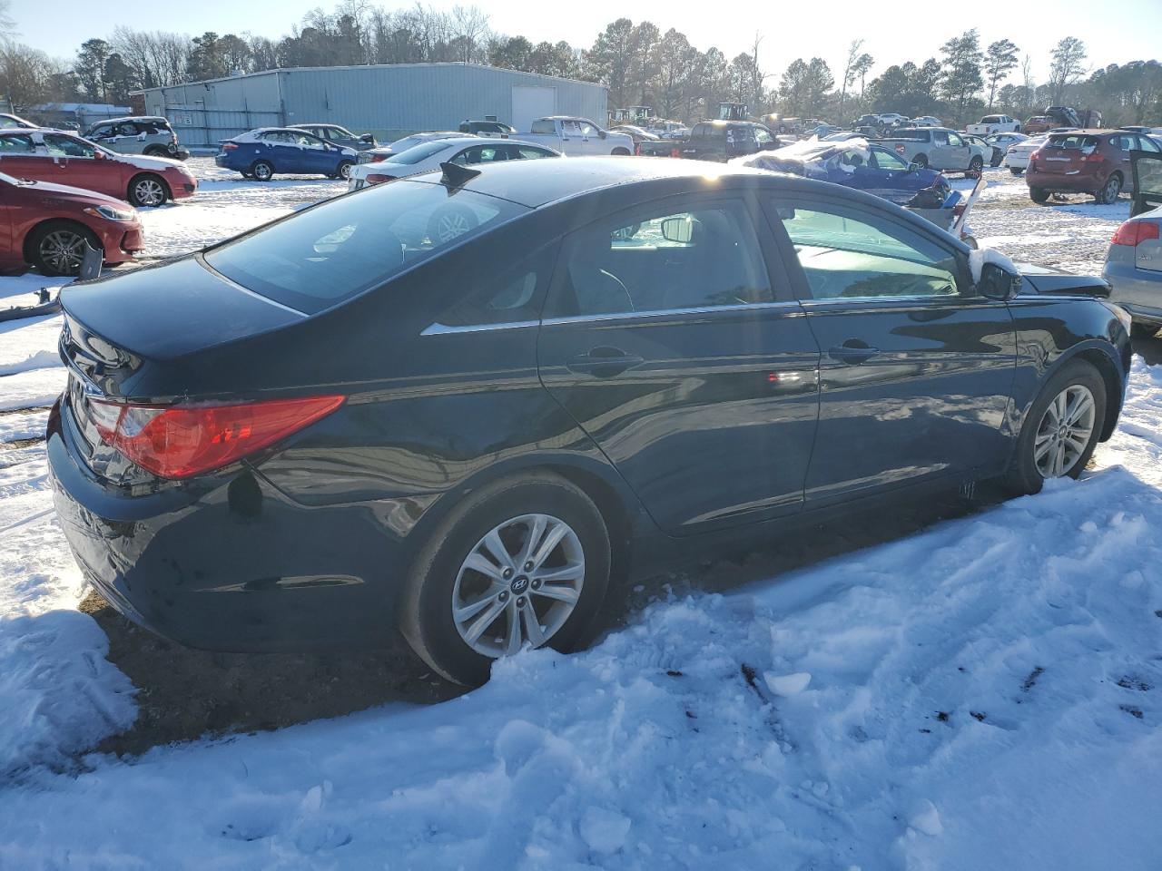 2013 Hyundai Sonata Gls Black vin: 5NPEB4AC7DH725779