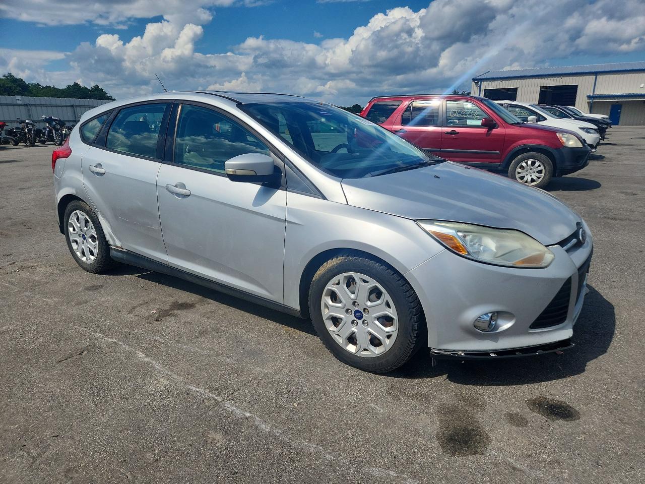2012 Ford Focus Se Silver vin: 1FAHP3K22CL149324