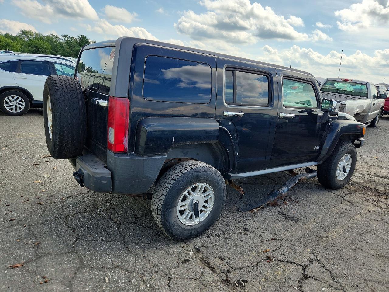 2008 Hummer H3 Black vin: 5GTEN13EX88190559