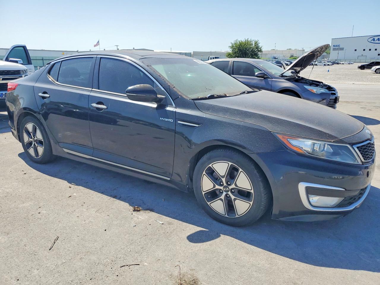 2013 Kia Optima Hybrid Black vin: KNAGM4AD4D5055231