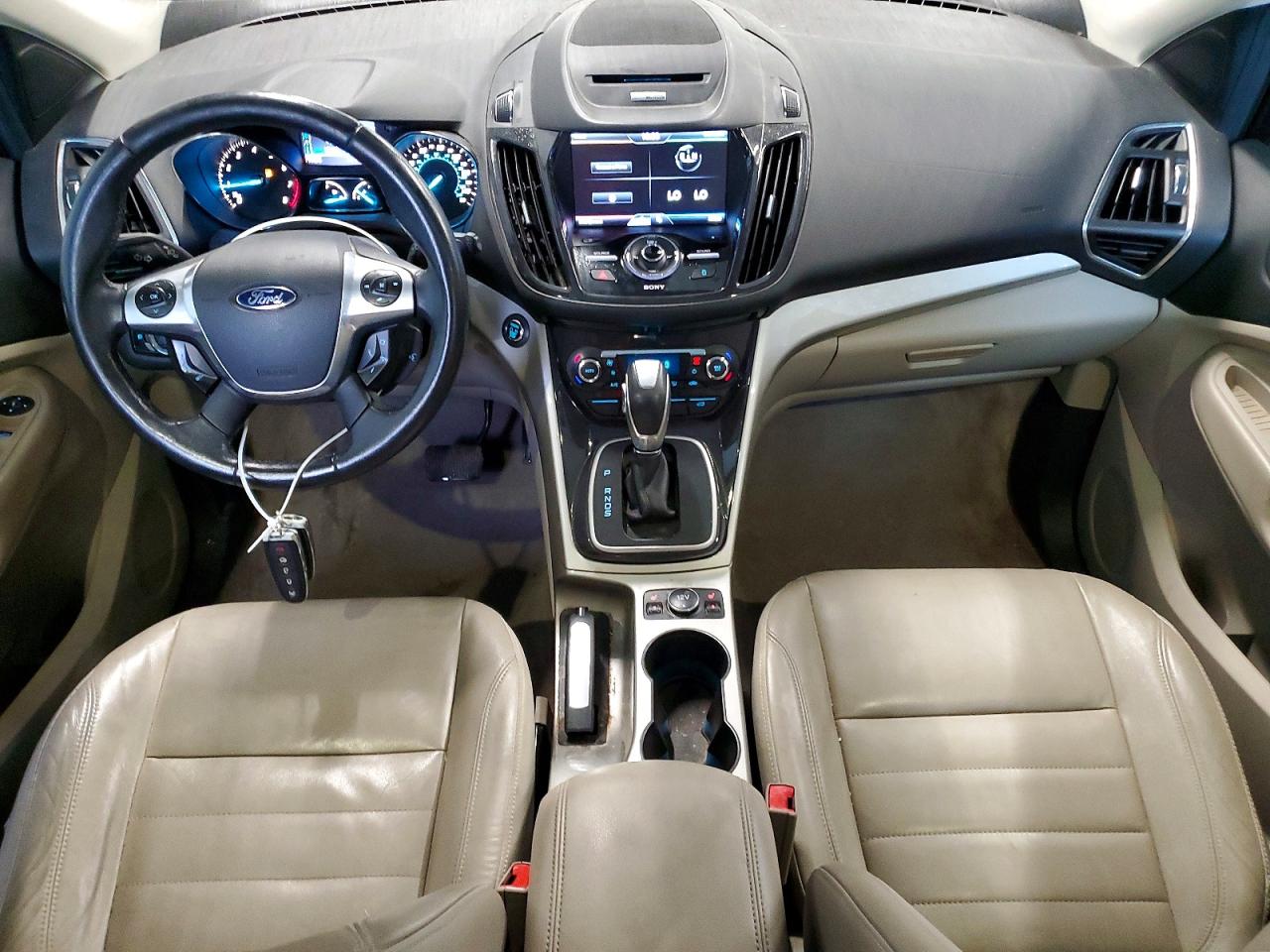 2013 Ford Escape Sel Brown vin: 1FMCU9HX0DUB21547