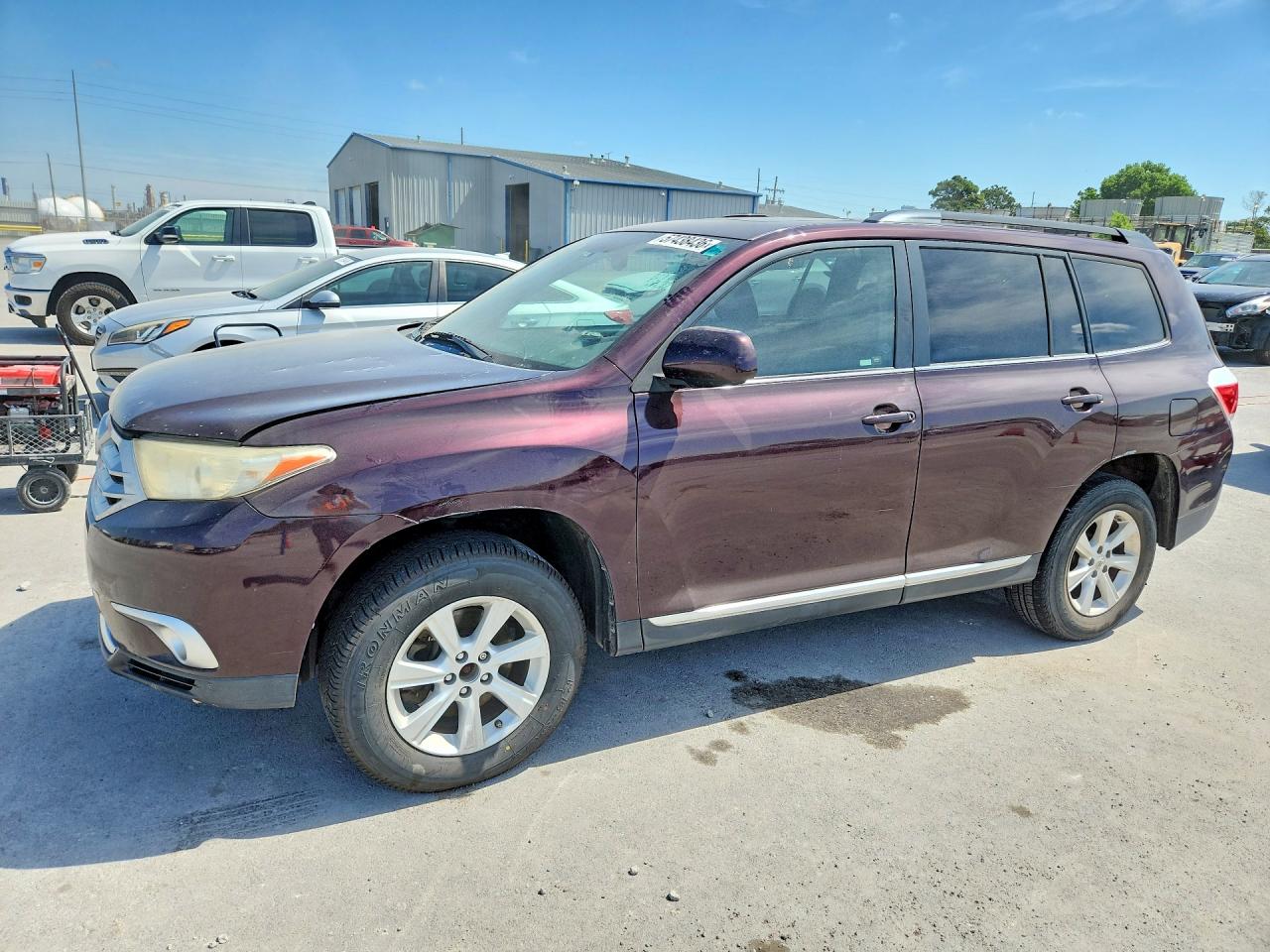 2011 Toyota Highlander Se Burgundy vin: 5TDZK3EH7BS036463