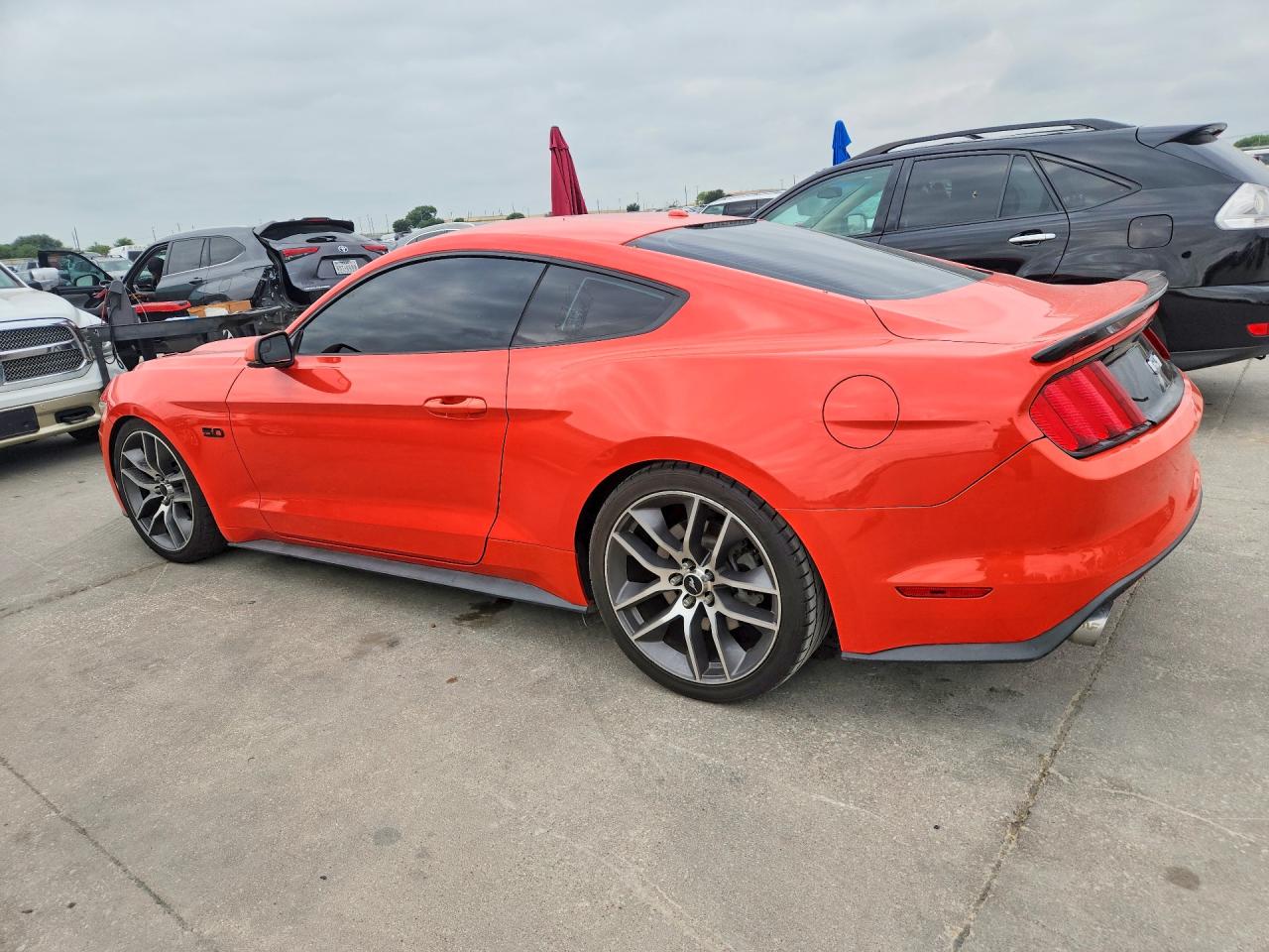 2015 Ford Mustang Gt Orange vin: 1FA6P8CF2F5322595