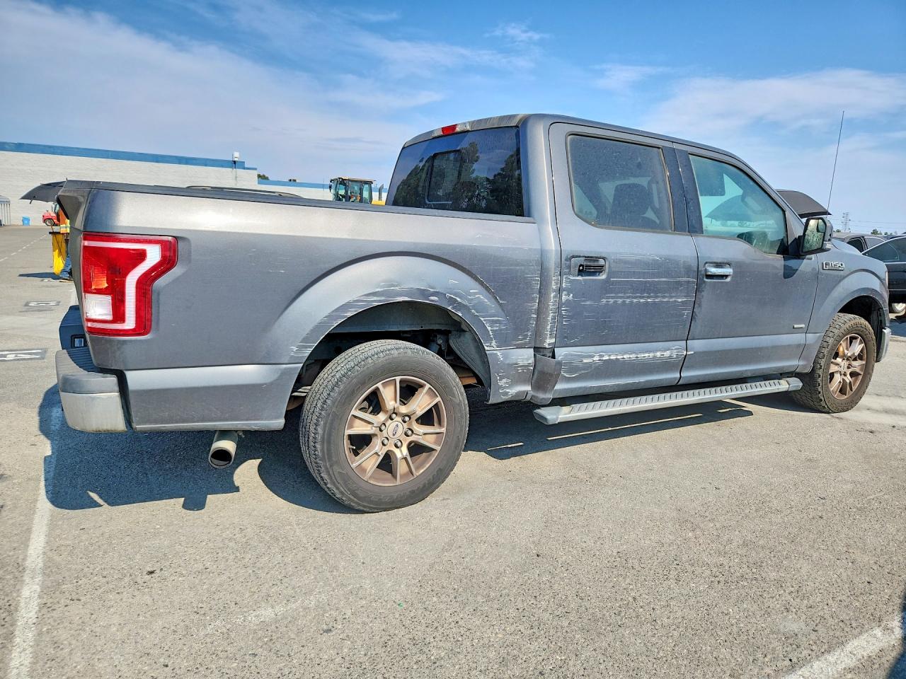 2015 Ford F150 Supercrew Gray vin: 1FTEW1CG6FFA10962