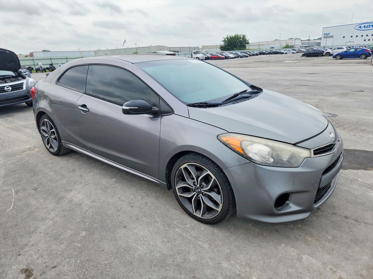 2014 Kia Forte Sx Gray vin: KNAFZ6A30E5225828