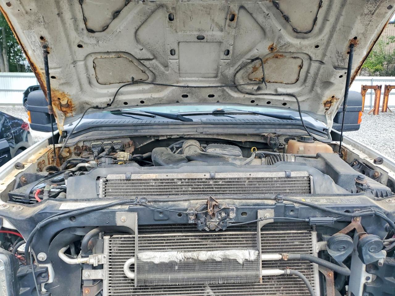 2009 Ford F250 Super Duty White vin: 1FDNF21559EA66775