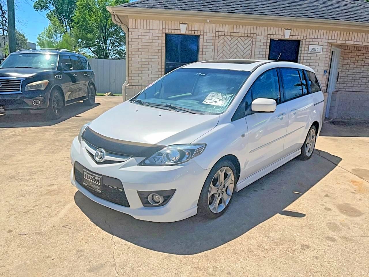 2008 Mazda 5 White vin: JM1CR293780318771