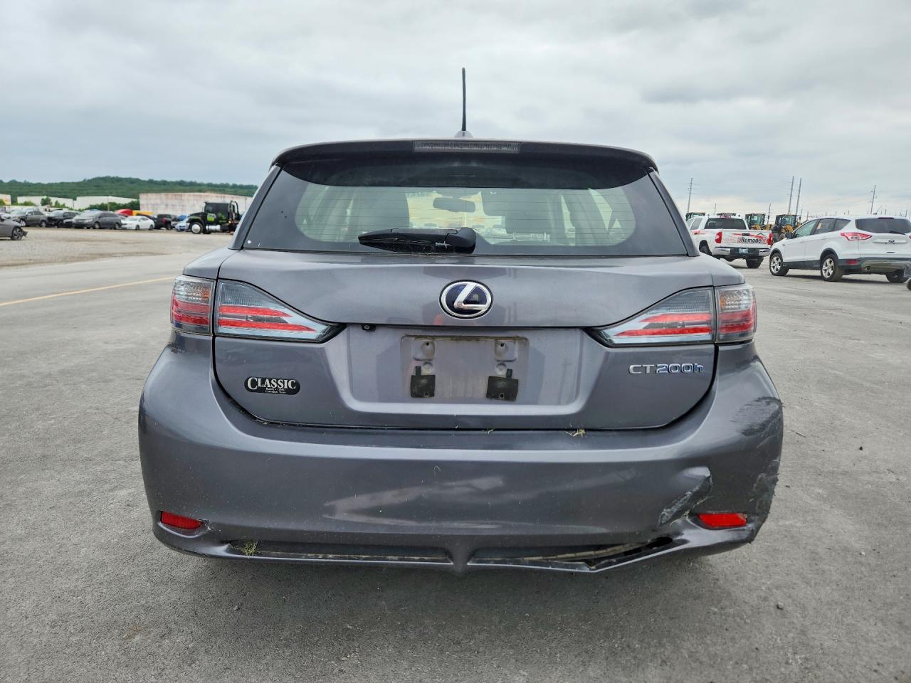2012 Lexus Ct 200 Gray vin: JTHKD5BH0C2094952