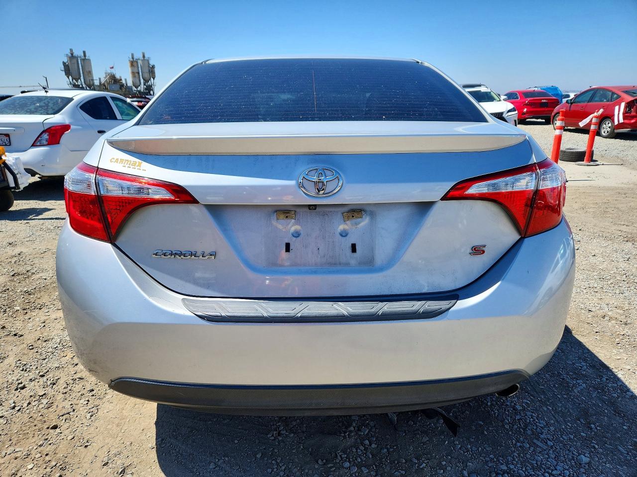 2015 Toyota Corolla S Plus Gray vin: 5YFBURHE8FP216761
