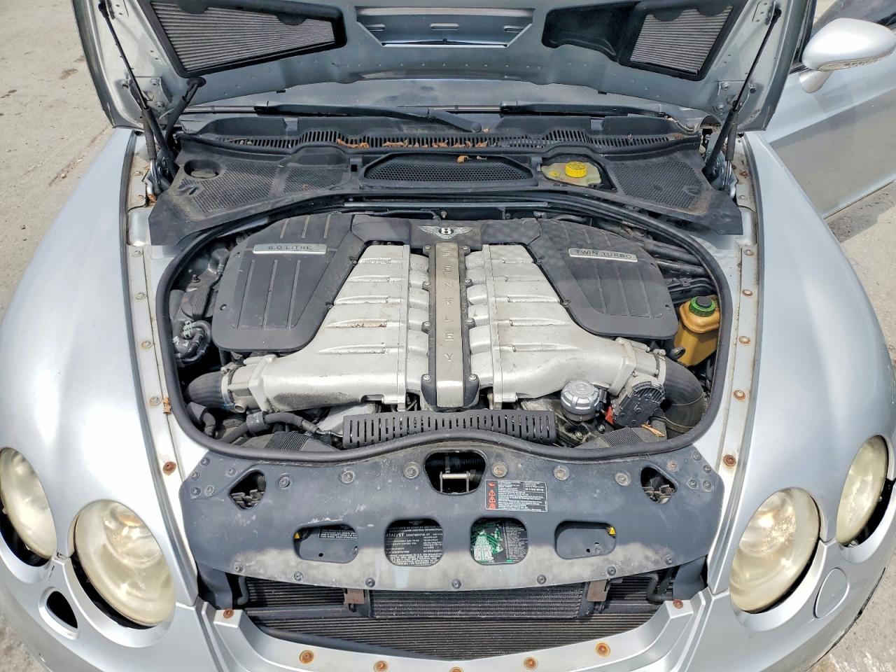 2005 Bentley Continental Gt Silver vin: SCBCR63W95C024120