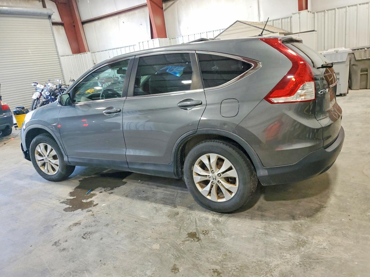 2014 Honda Cr-v Ex Gray vin: 5J6RM4H50EL049427
