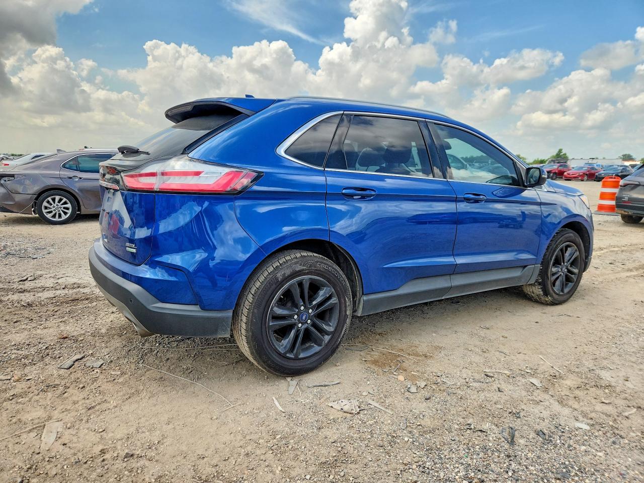 2020 Ford Edge Sel Blue vin: 2FMPK3J98LBA10796