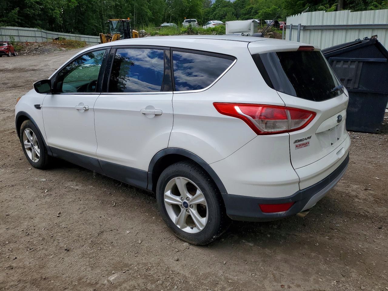 2014 Ford Escape Se White vin: 1FMCU0G95EUD38429