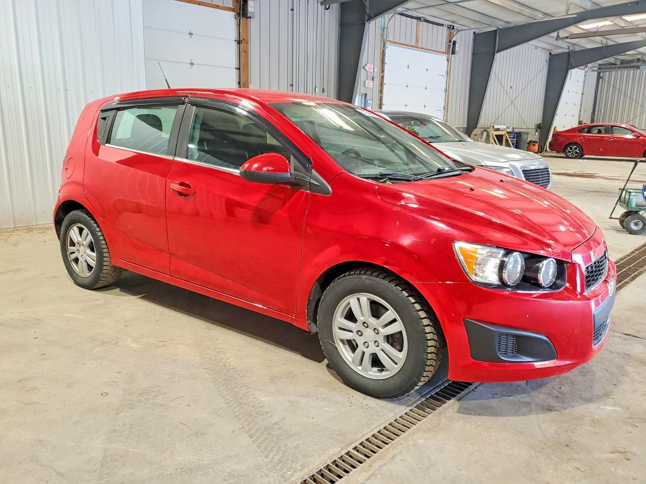 2013 Chevrolet Sonic Lt Red vin: 1G1JC6SGXD4224828