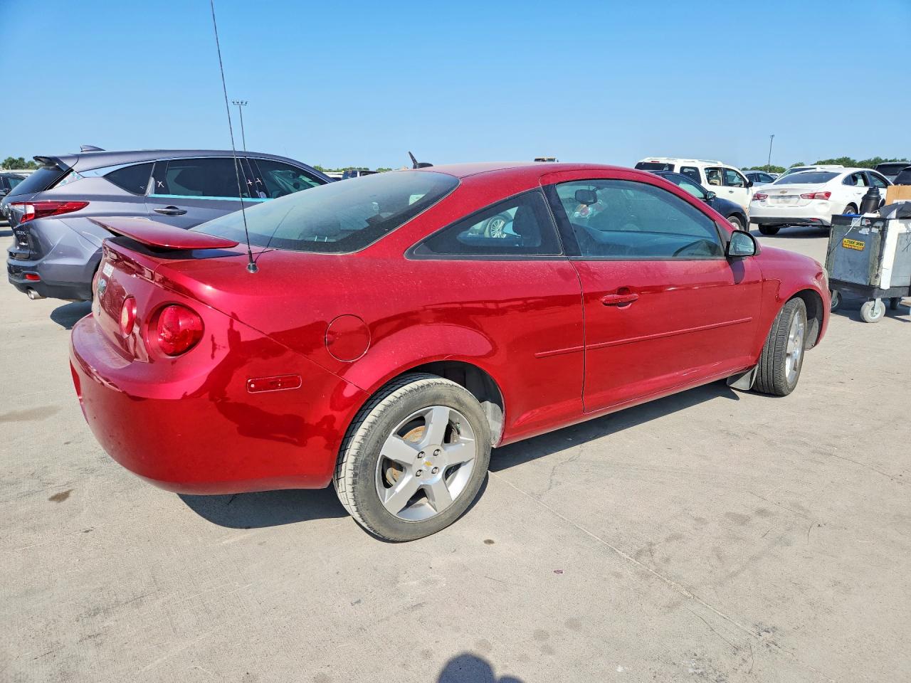 2010 Chevrolet Cobalt 1lt Red vin: 1G1AD1F50A7129357
