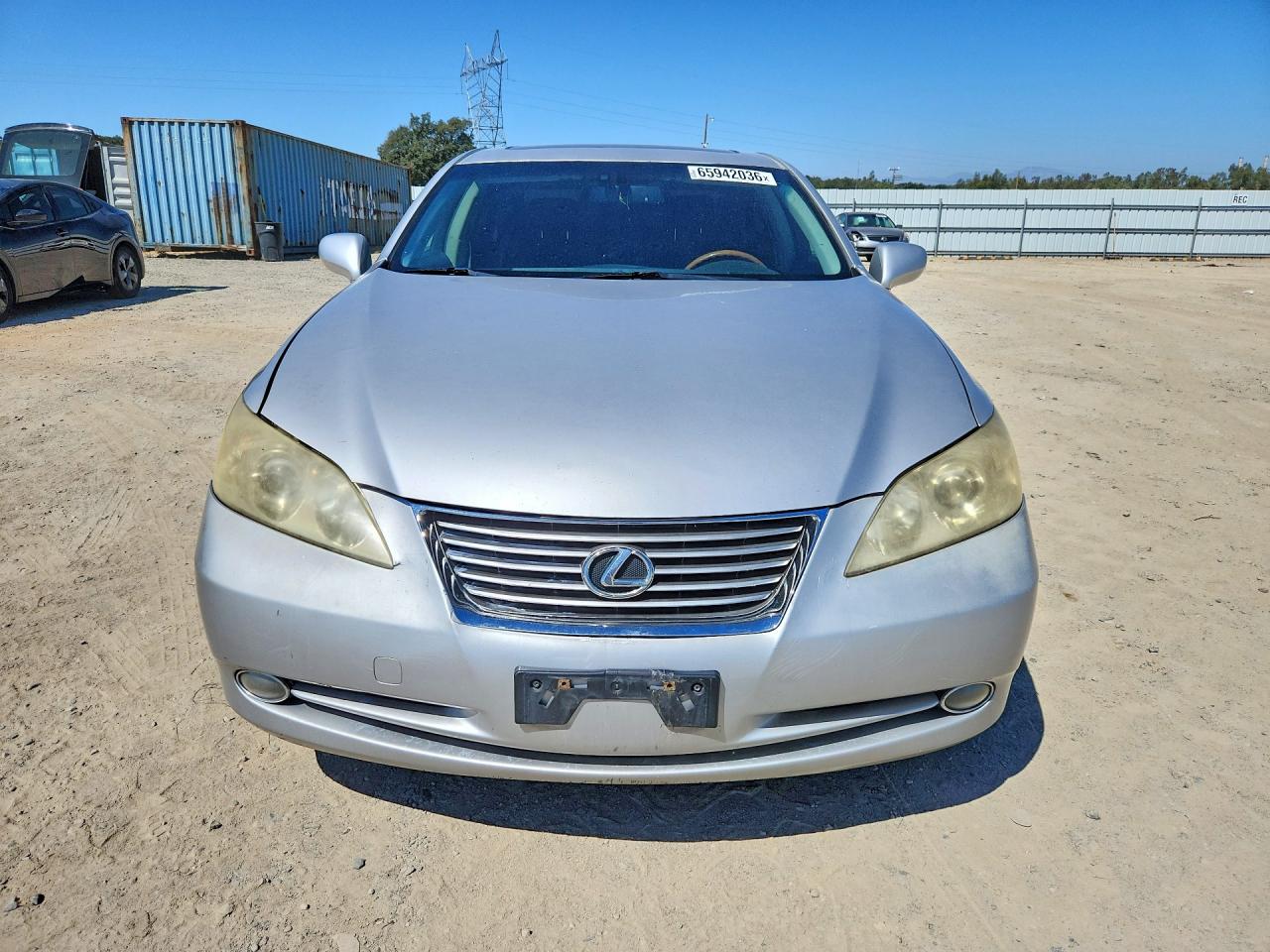 2008 Lexus Es 350 Silver vin: JTHBJ46G782228528