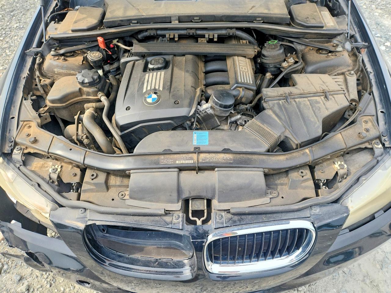 2011 Bmw 328 I Sulev Черный vin: WBAPH5G52BNM80163