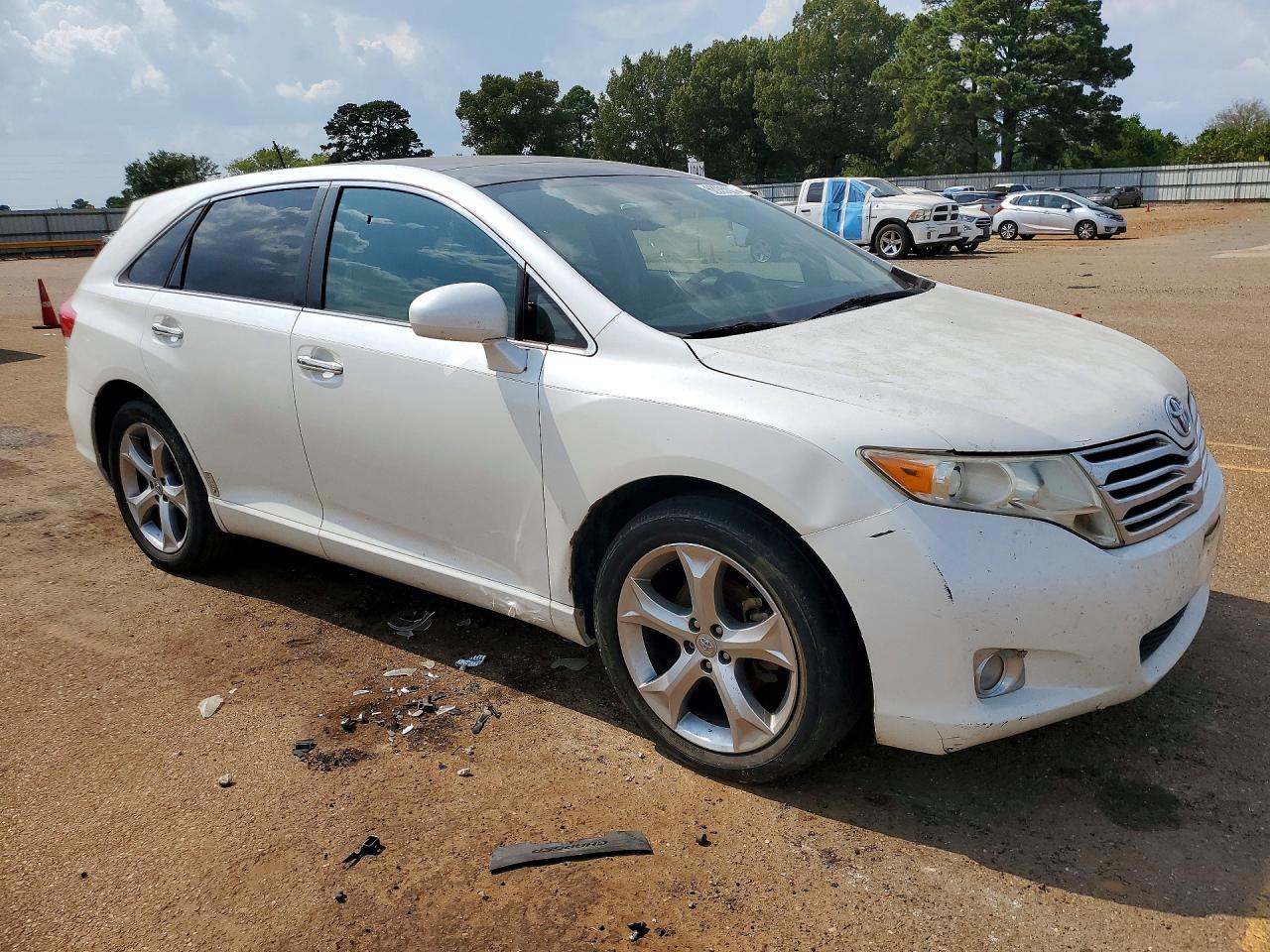 2009 Toyota Venza Fwd V6 White vin: 4T3ZK11A19U007837