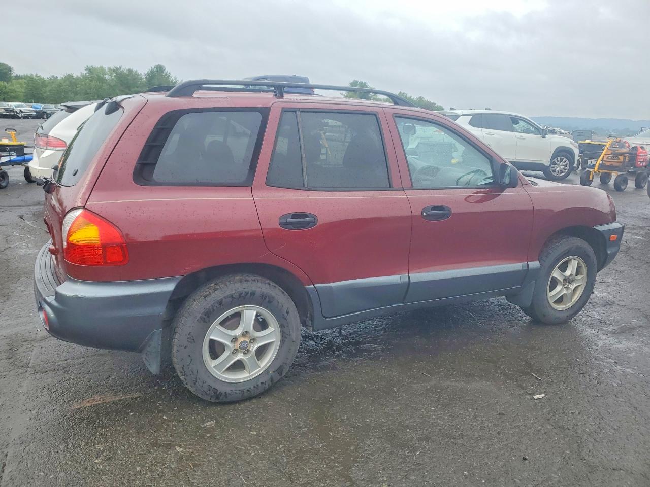 2001 Hyundai Santa Fe Gl Maroon vin: KM8SB82B71U055230